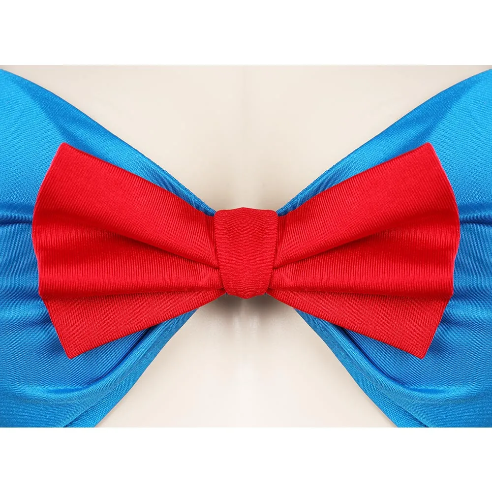 Snow White Swimsuit Cosplay Costume Three-Piece Swimwear Outfits Halloween Carnival Suit