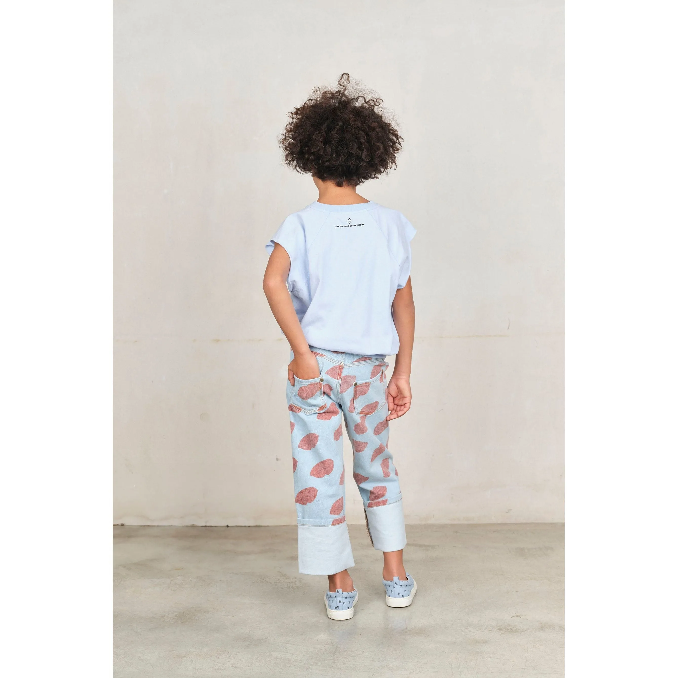 Soft Blue Rooster T-Shirt