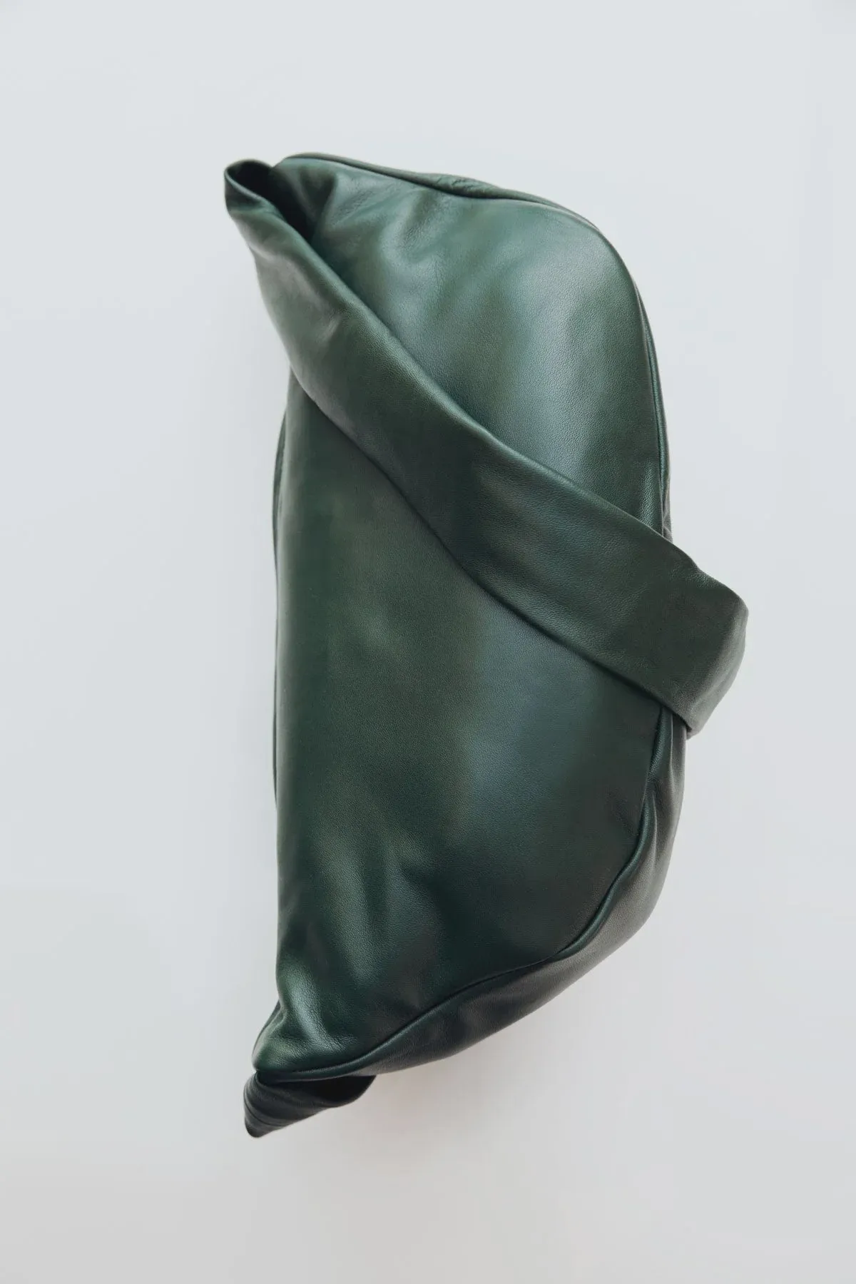 Soft Crescent Bag - Deep Green