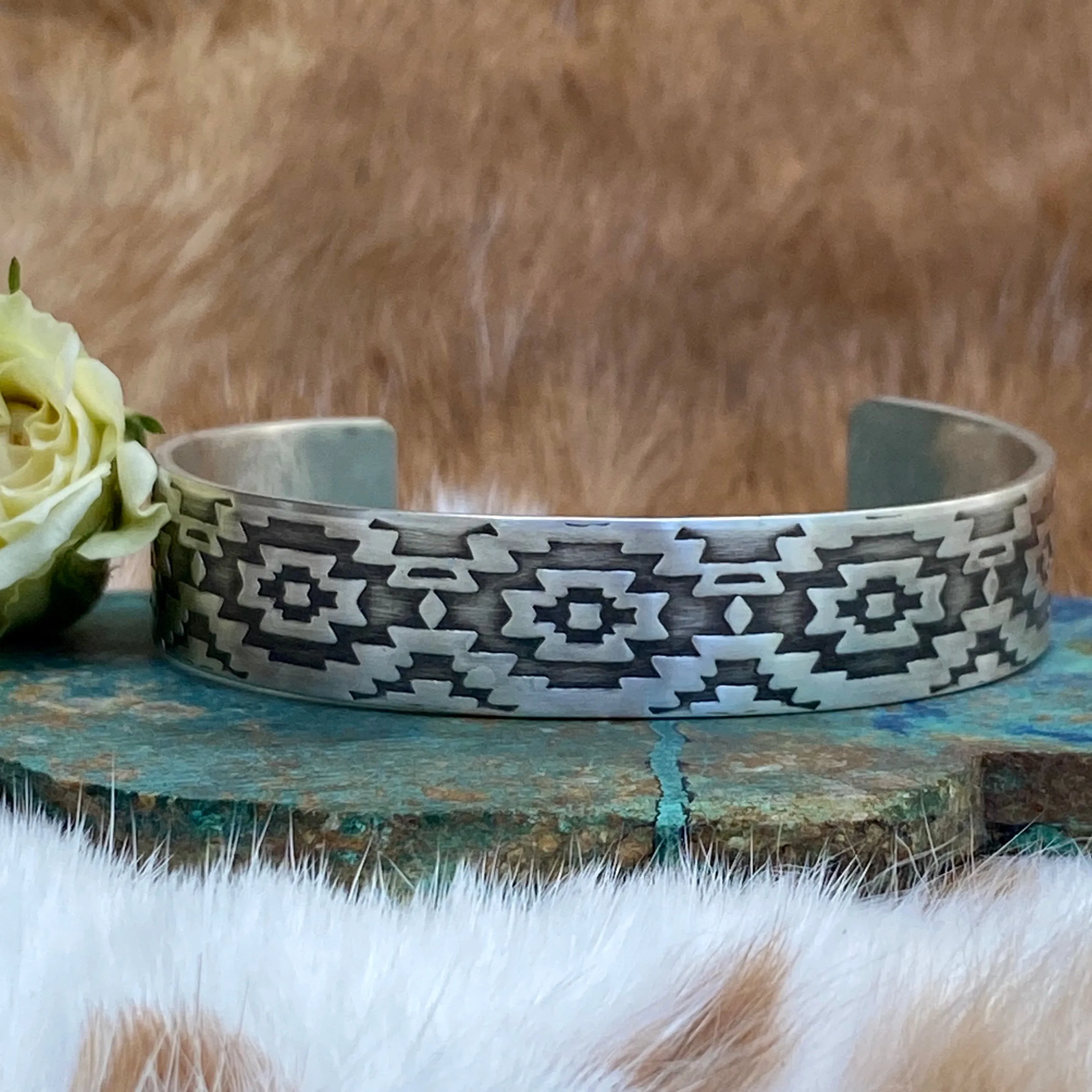 Southwest sterling silver cuff