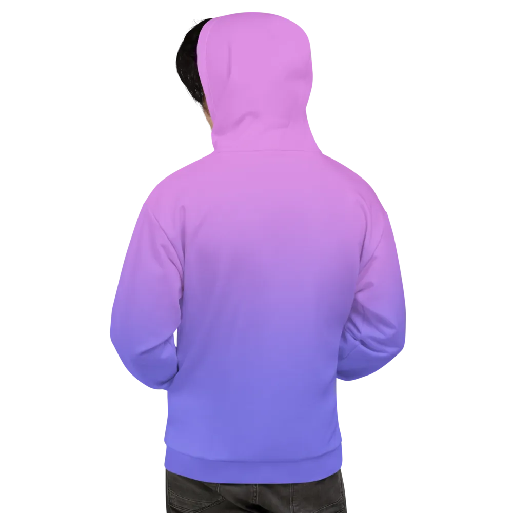 Sparkle Ghost Text Unisex Adult Hoodie