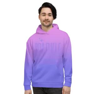 Sparkle Ghost Text Unisex Adult Hoodie