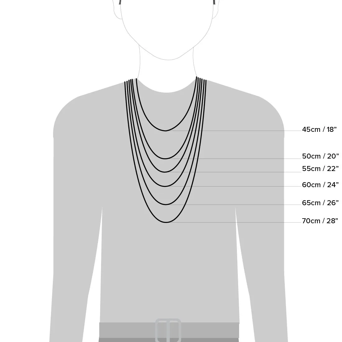 Stainless Steel 55cm Men's Cross Necklace
