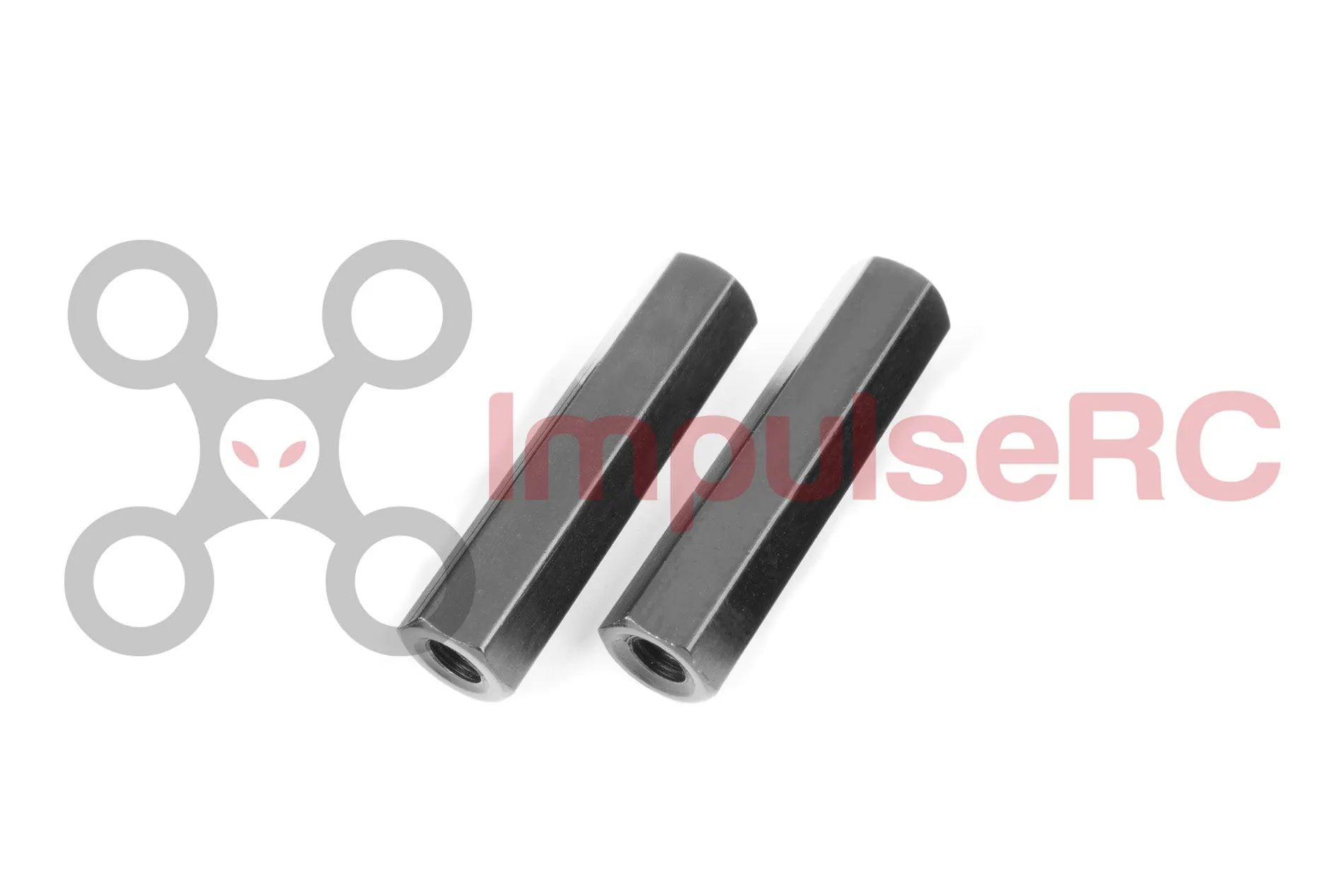 Standoff M2.5 Aluminium Hex 4.5mm x 20mm Black (2 Pack)