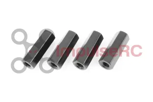 Standoff M3 Aluminium Hex 5mm x 20mm Black (4 Pack)