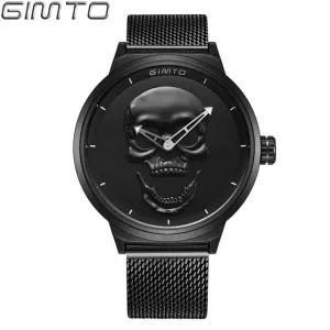Stylish Men Skull Watch