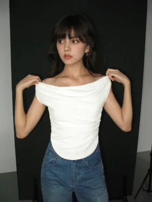 Stylish Sleeveless Turtleneck Top