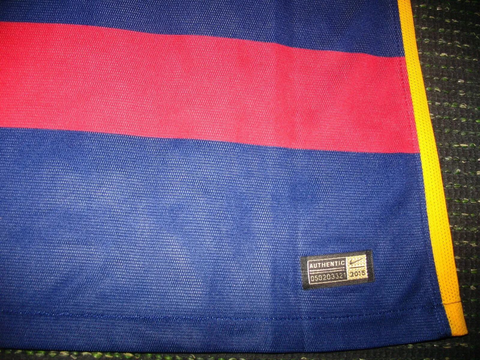 Suarez Barcelona Match Worn 2015 2016 Jersey Shirt Camiseta