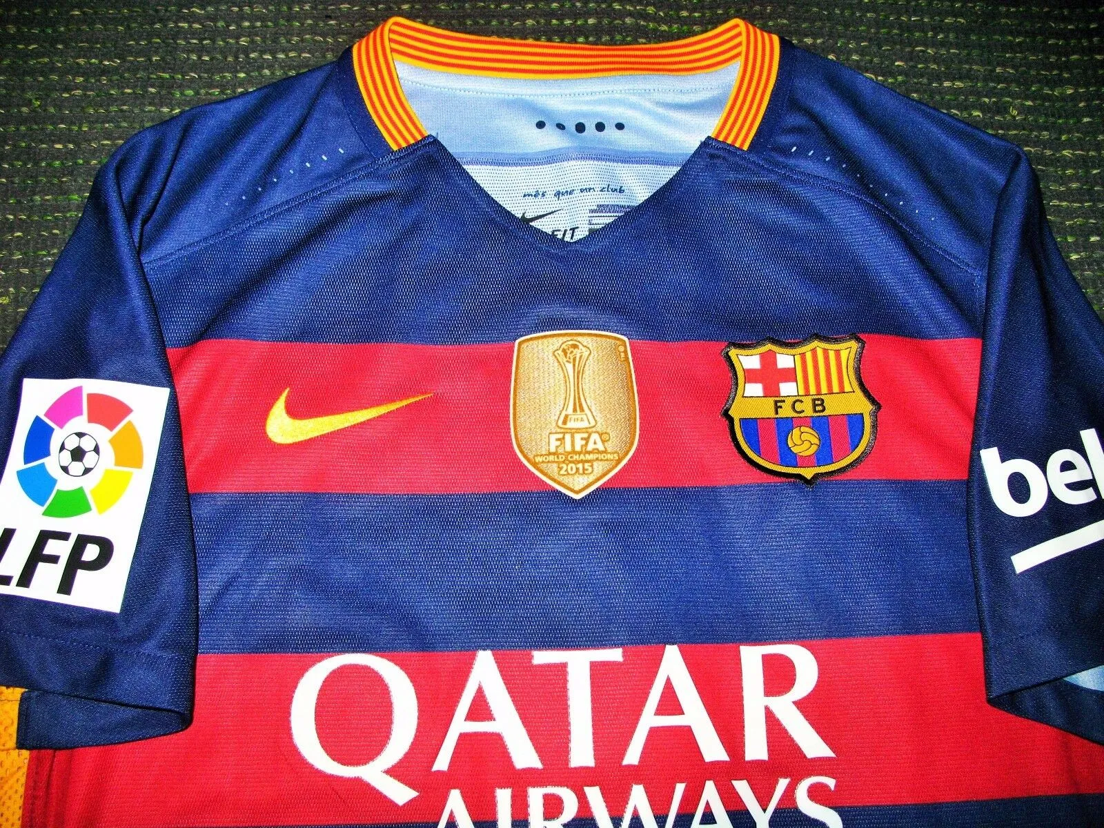 Suarez Barcelona Match Worn 2015 2016 Jersey Shirt Camiseta