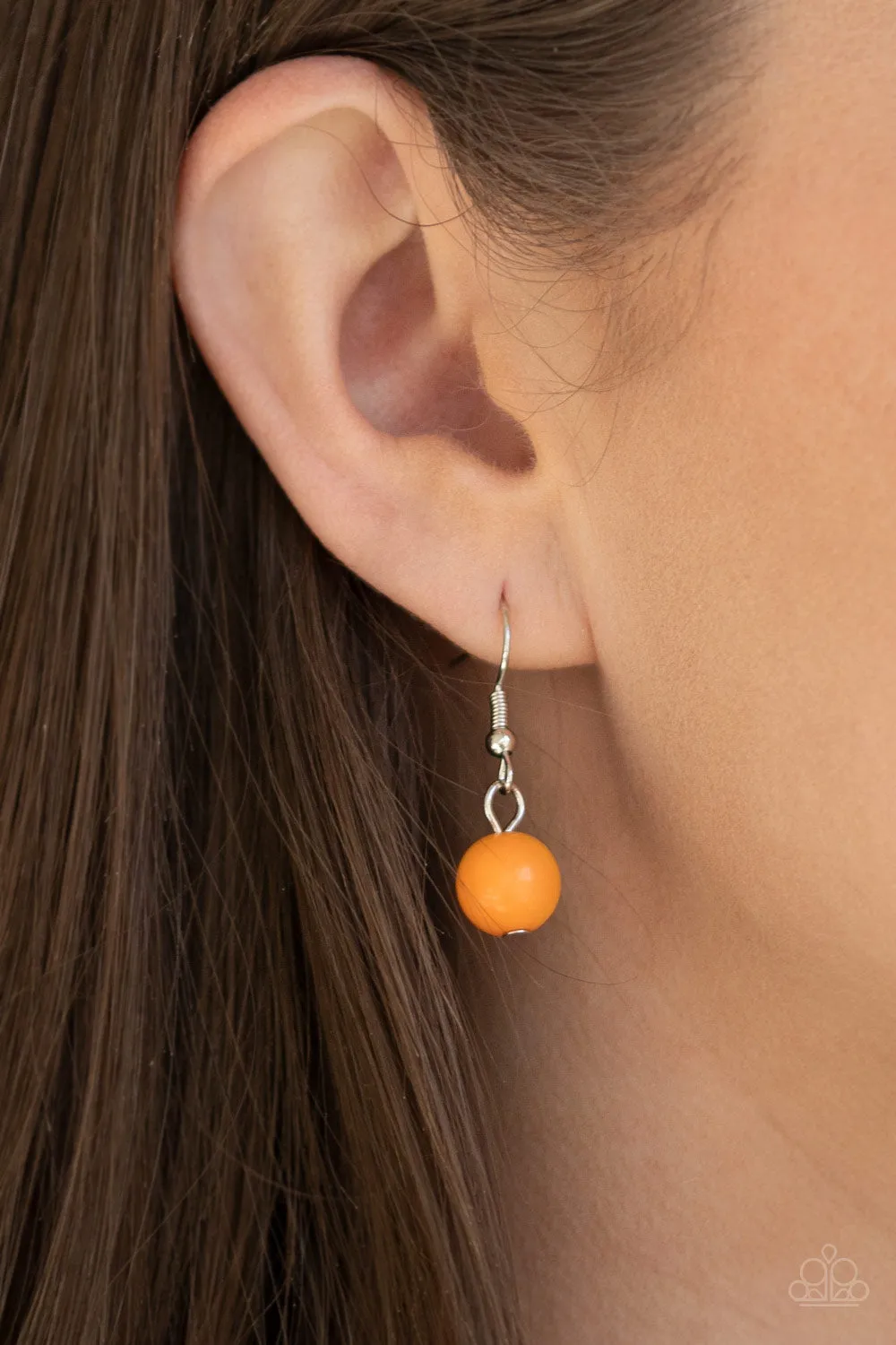 Sunset Sensation Orange Necklace