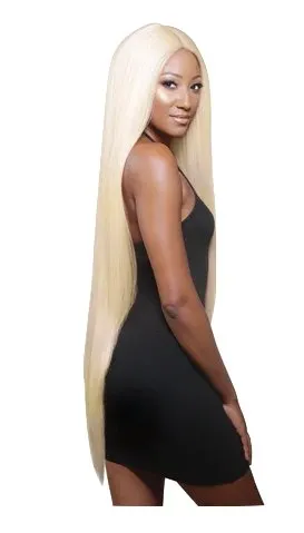 Super Long Straight Wig- Rose Pink