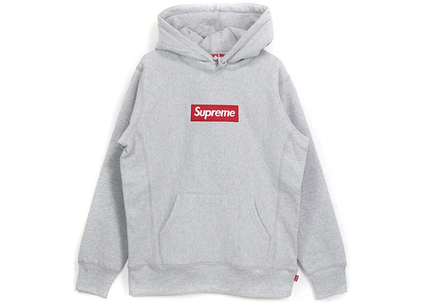 Supreme FW16 "Box Logo" Hoodie Grey (Worn)