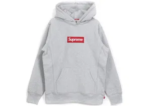 Supreme FW16 "Box Logo" Hoodie Grey (Worn)