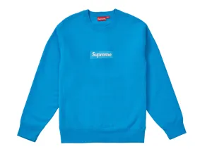 Supreme "Box Logo" Crewneck Bright Royal (Worn)