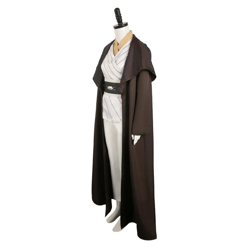 SW Master Indara White Set Female Cosplay Costume Outfits Halloween Carnival Suit