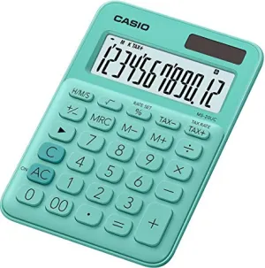 Számológép asztali CASIO MS-20UC/GN 12dig zöld