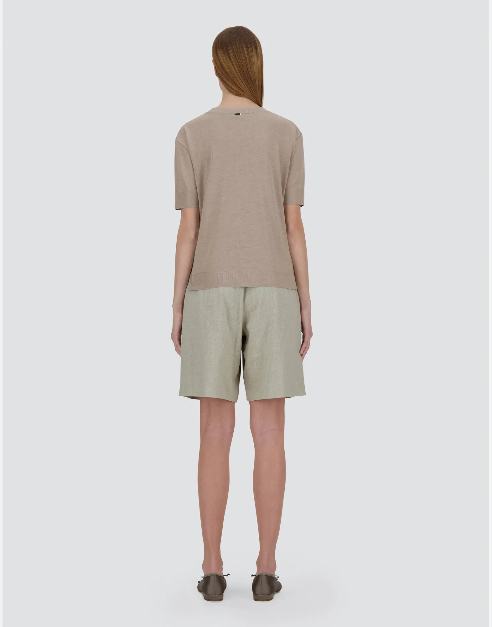 T-Shirt Con Bordi Continui W