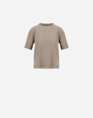 T-Shirt Con Bordi Continui W