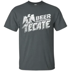 Tecate Beer T-Shirt Custom Designed White Worn Label Pattern