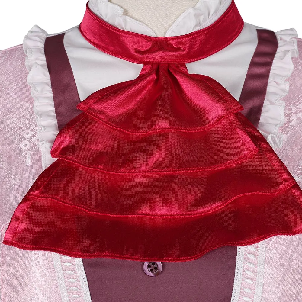 Tekken 8 Lili Pink Dress Cosplay Costume Outfits Halloween Carnival Suit