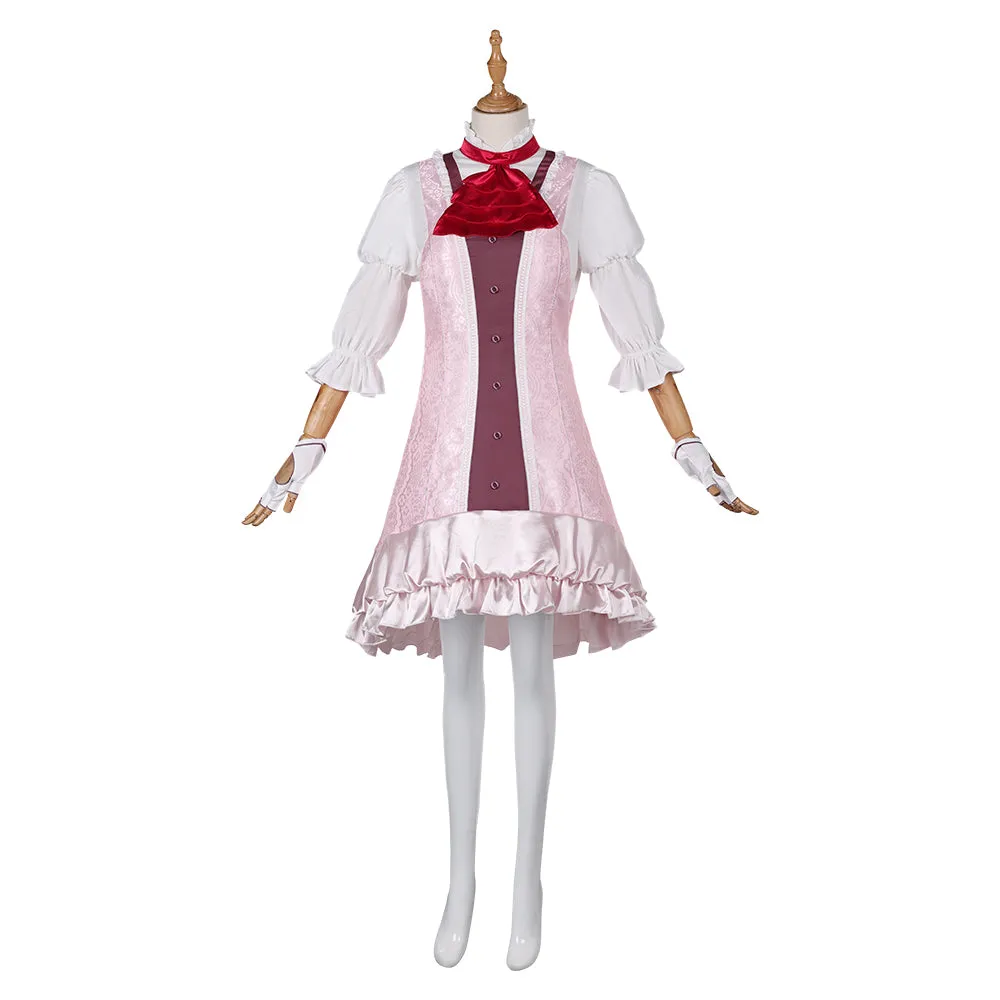 Tekken 8 Lili Pink Dress Cosplay Costume Outfits Halloween Carnival Suit