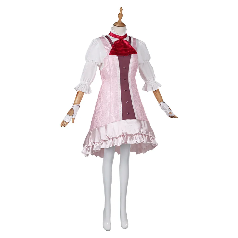 Tekken 8 Lili Pink Dress Cosplay Costume Outfits Halloween Carnival Suit