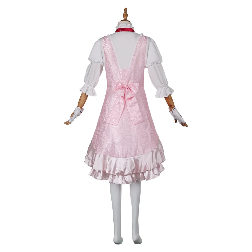 Tekken 8 Lili Pink Dress Cosplay Costume Outfits Halloween Carnival Suit