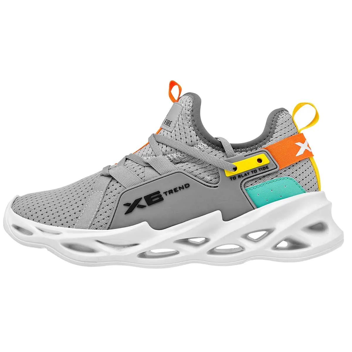 Tenis deportivo para niño American Fire Gris código - 104149