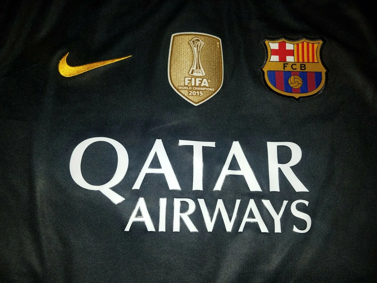 Ter Stegen Barcelona 2015 2016 Match Worn Black Jersey Shirt Trikot