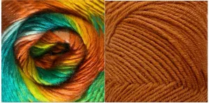 TERRACOTA ( Woolicious) / WHAT WONDERFUL WORLD (Dream Blanket)