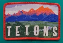 Tetons National Park Patch