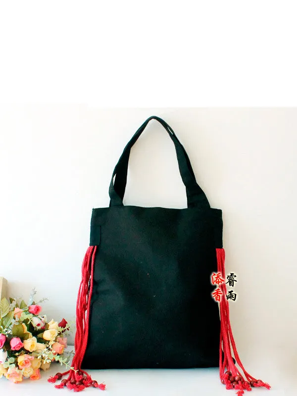 Thai style embroidery shoulder bag