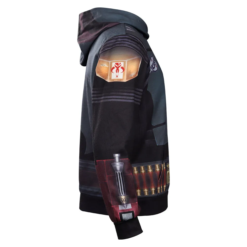 The Book of Boba Fett Cosplay Costume Hoodie Pullover Halloween Carnival Suit