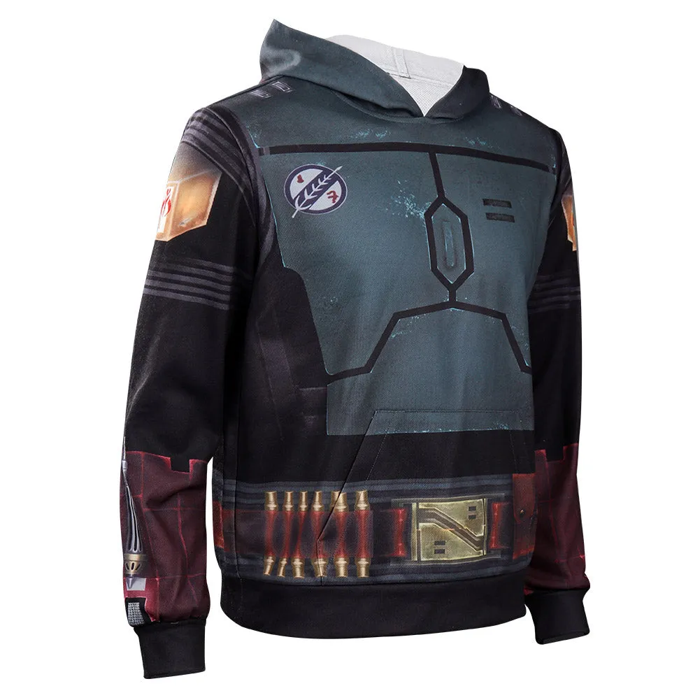 The Book of Boba Fett Cosplay Costume Hoodie Pullover Halloween Carnival Suit