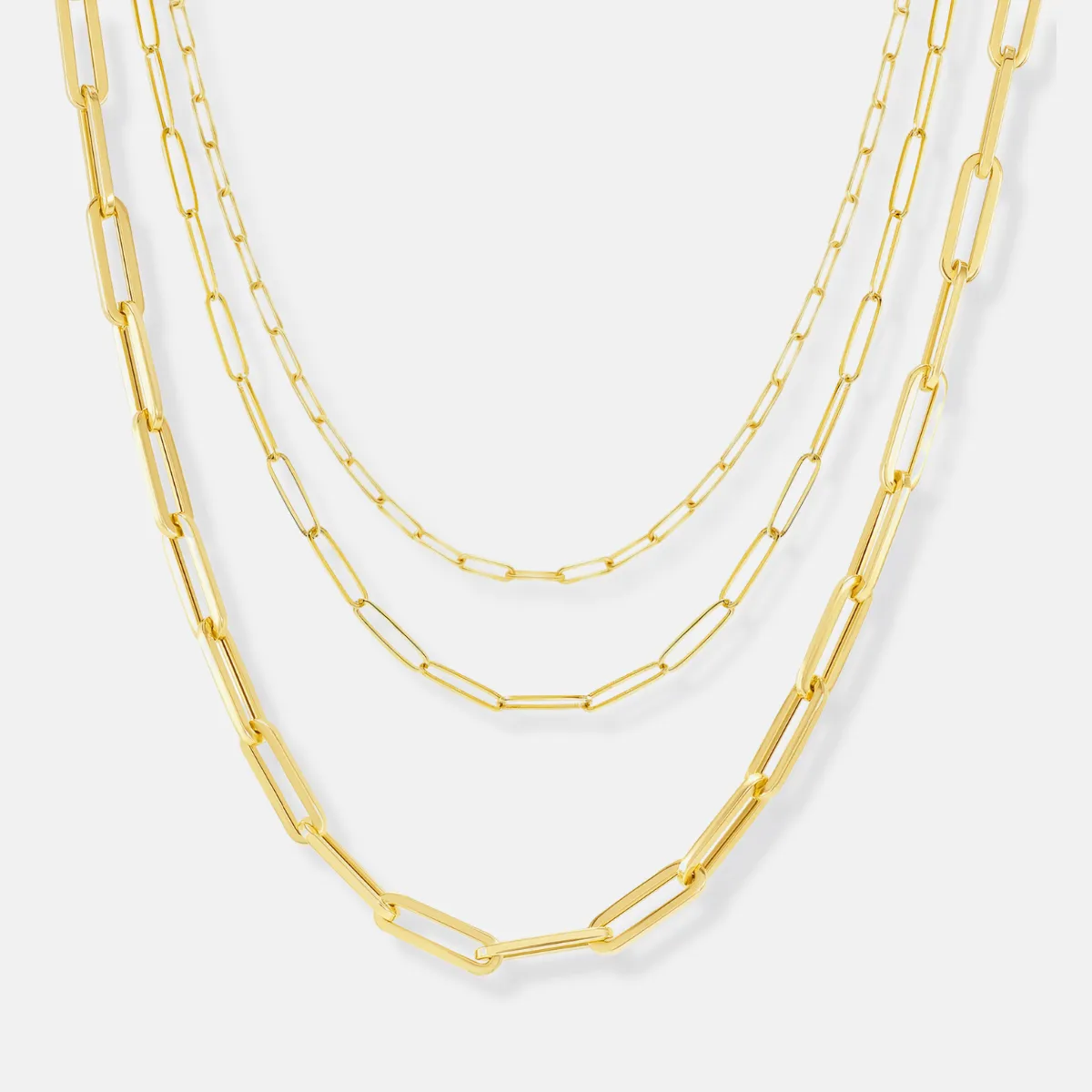 The Paperclip Chain Necklace - Dainty Weight
