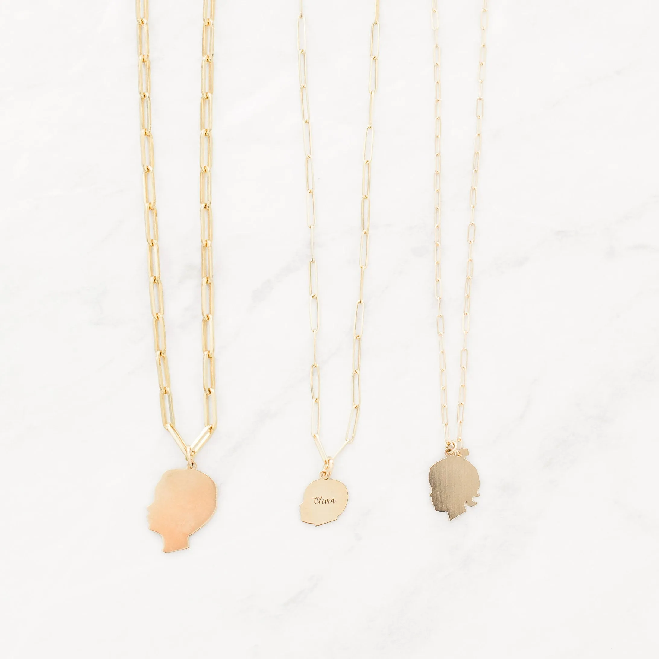 The Paperclip Chain Necklace - Dainty Weight