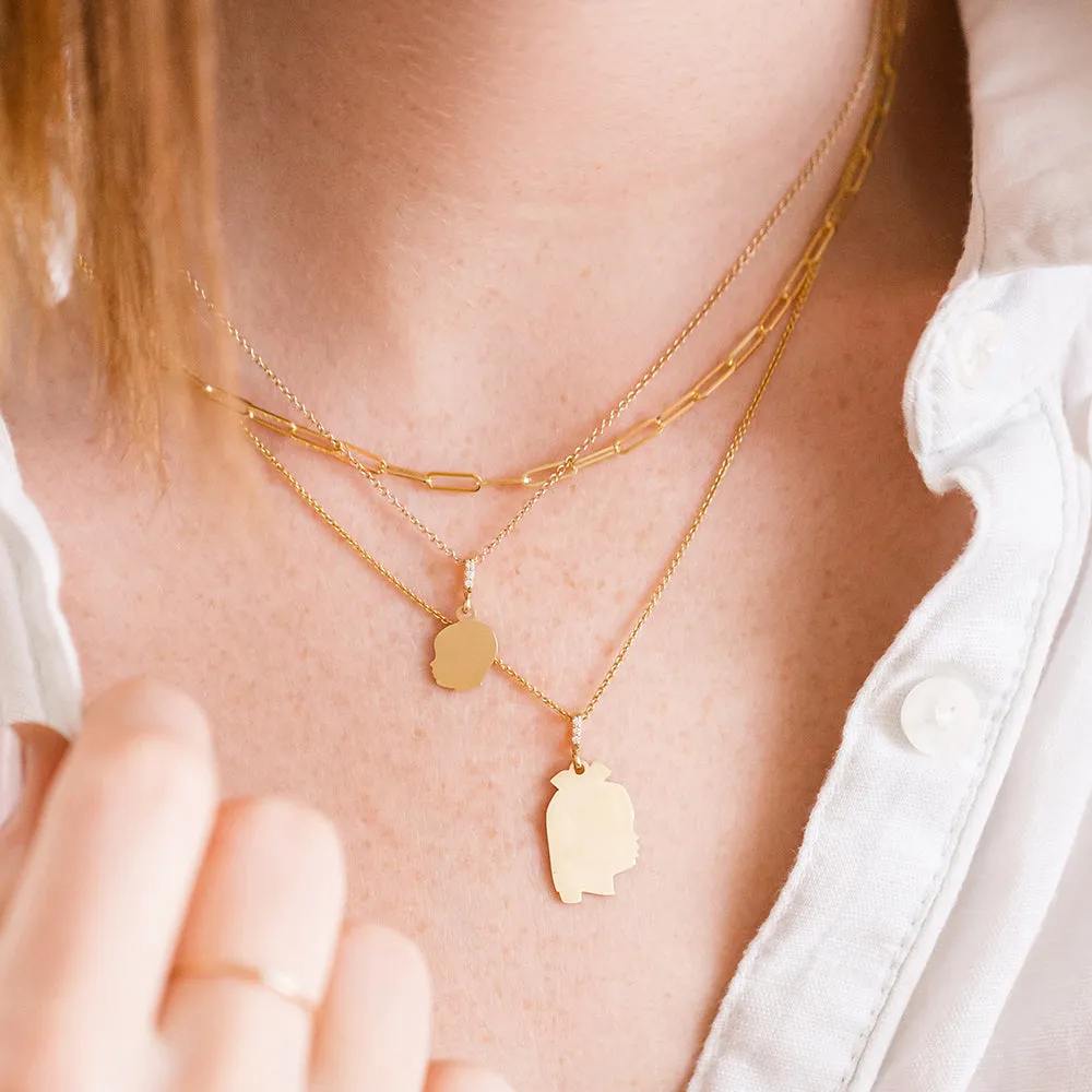 The Paperclip Chain Necklace - Dainty Weight
