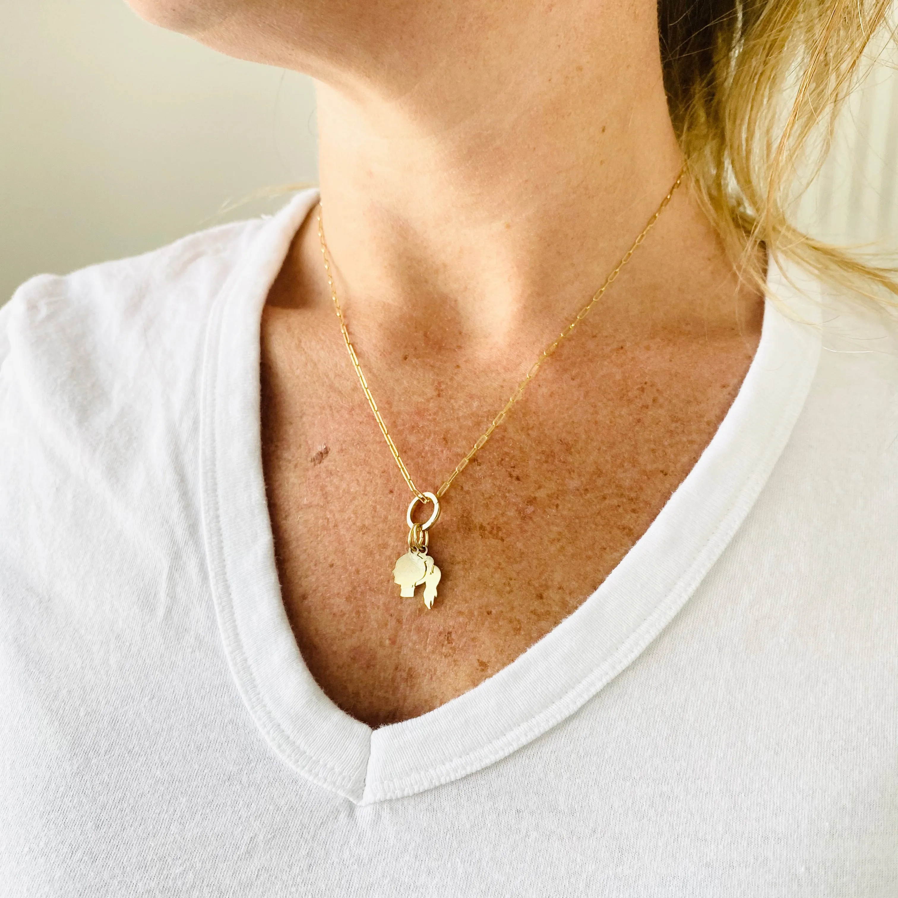 The Paperclip Chain Necklace - Dainty Weight