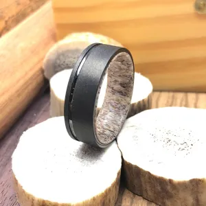 The Regal | Men's Wedding Ring Black