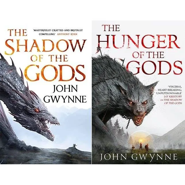 The Shadow of the Gods & The Hunger of the Gods 2 Book Set Collection by John Gwynne