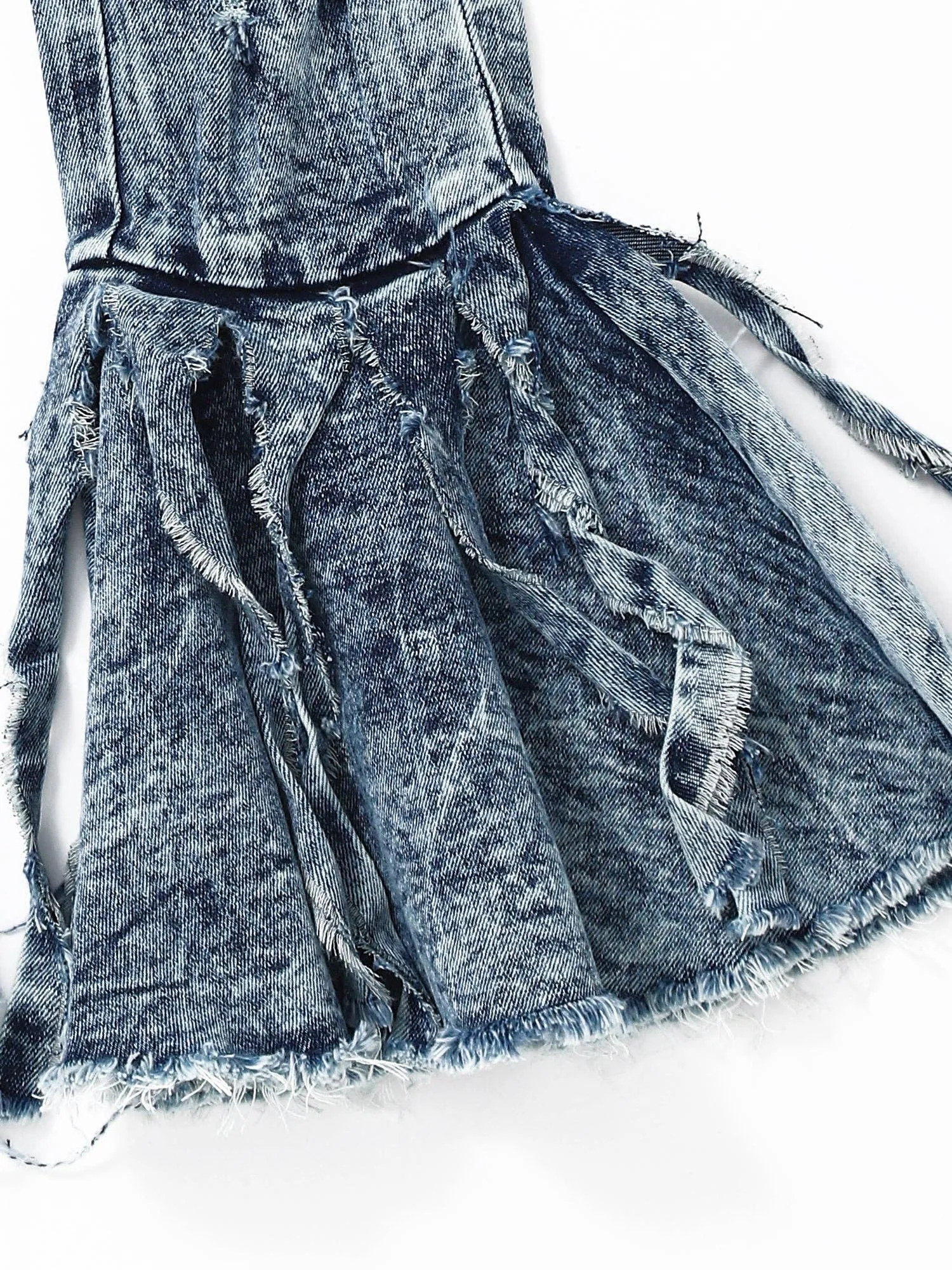 The Swayzie Tassels Flare Girls Jeans