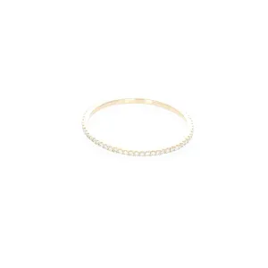 Thin Pave Diamond Band