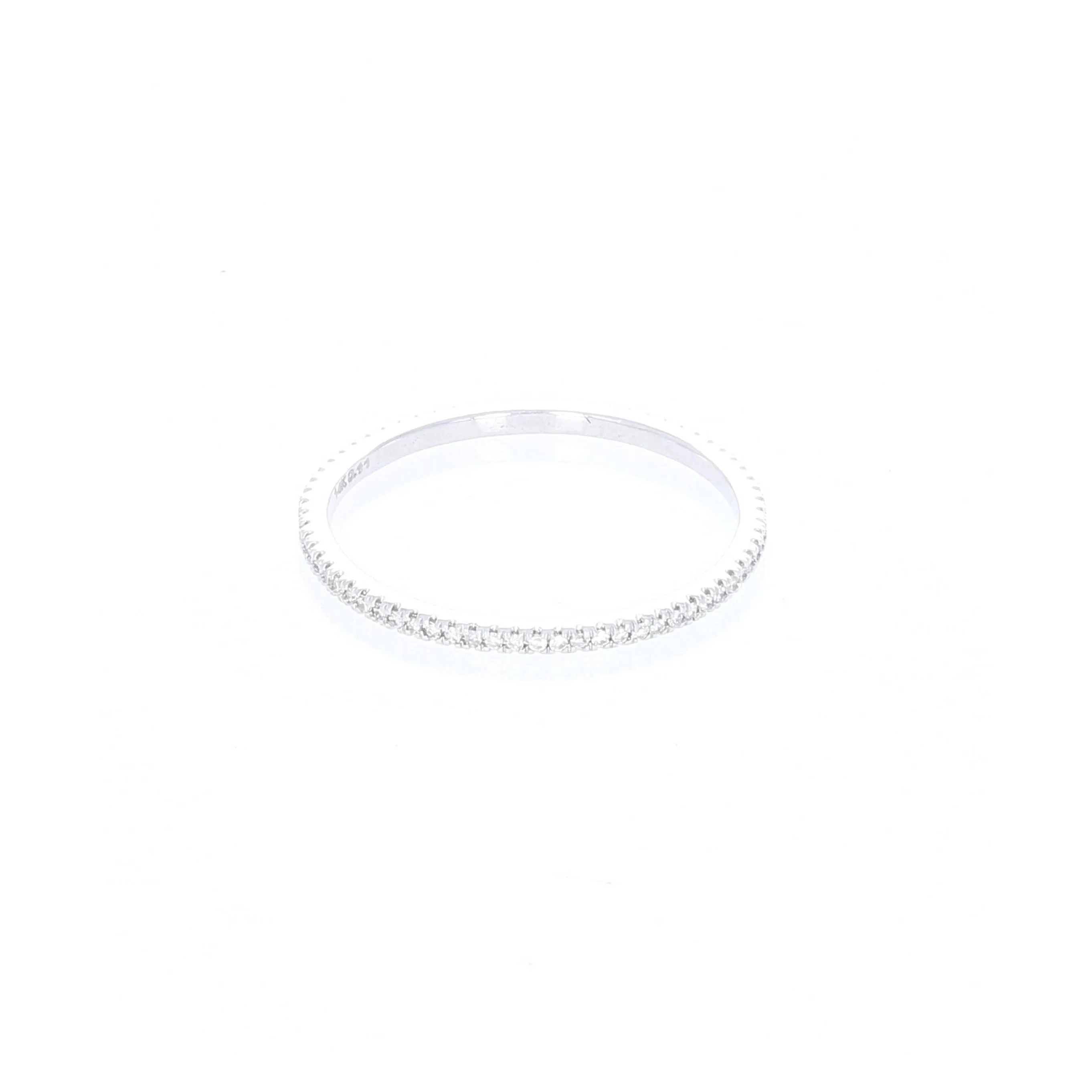 Thin Pave Diamond Band