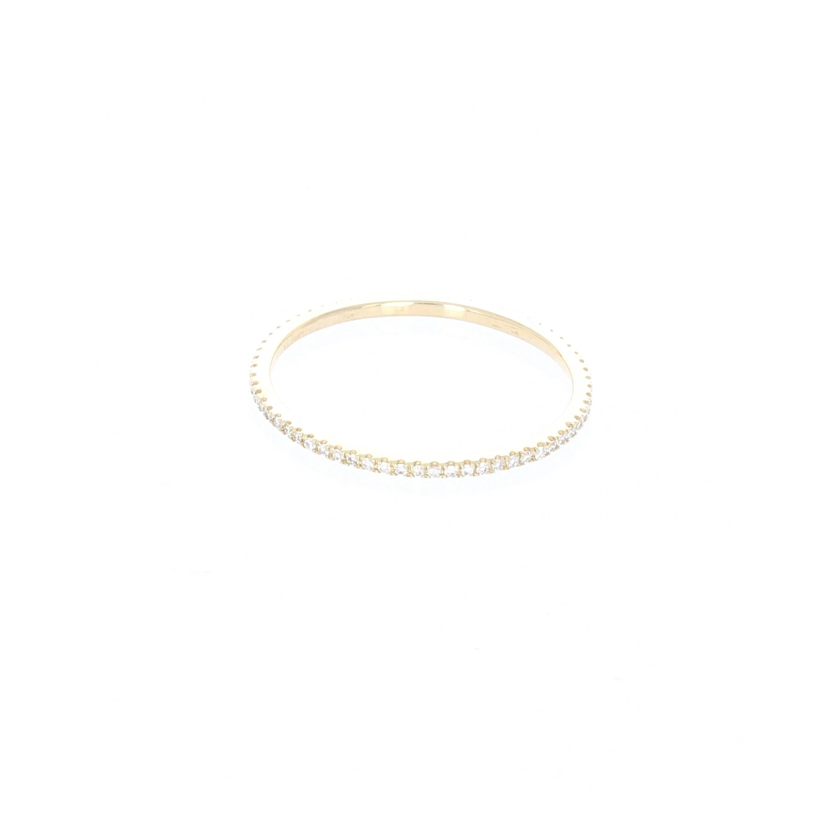 Thin Pave Diamond Band