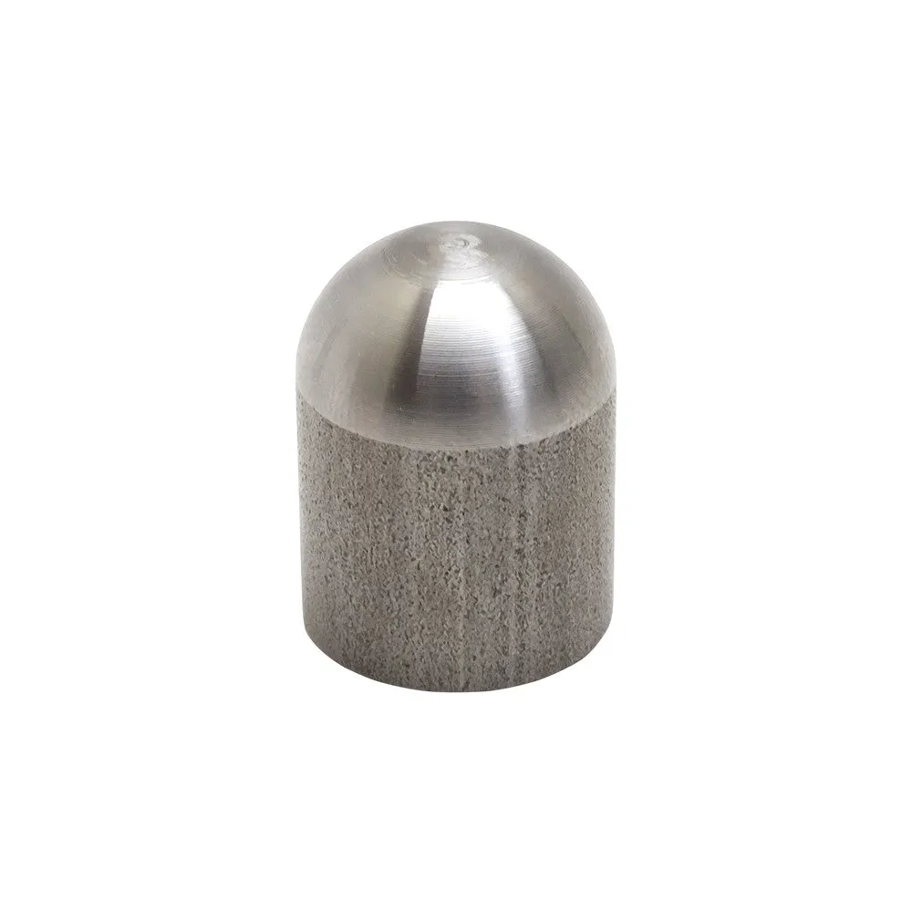 Threaded Steel Radius Bungs 3/8-16 Thread 1" Long - 4 Pack