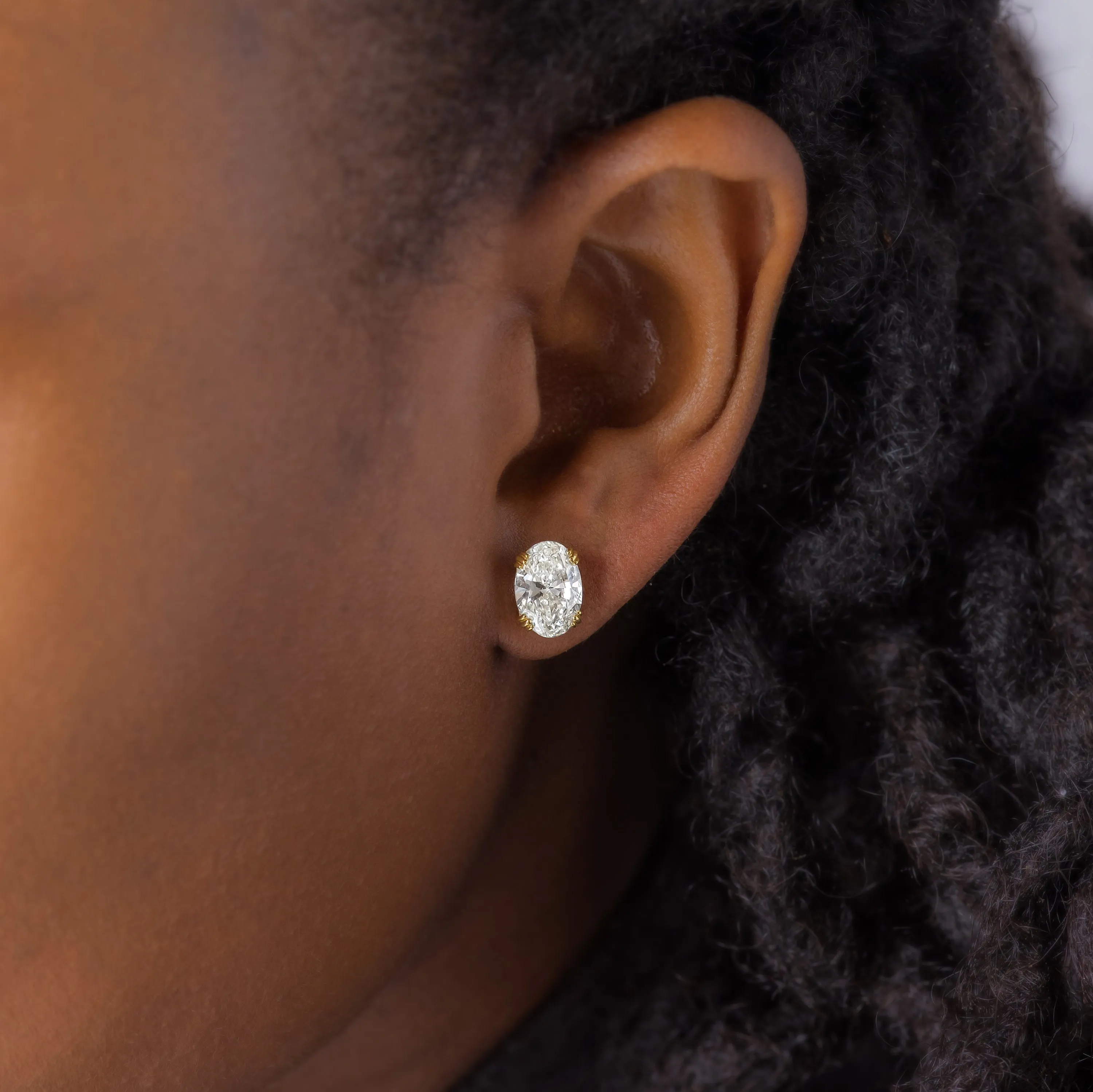 Threaded Studs, Oval Cut