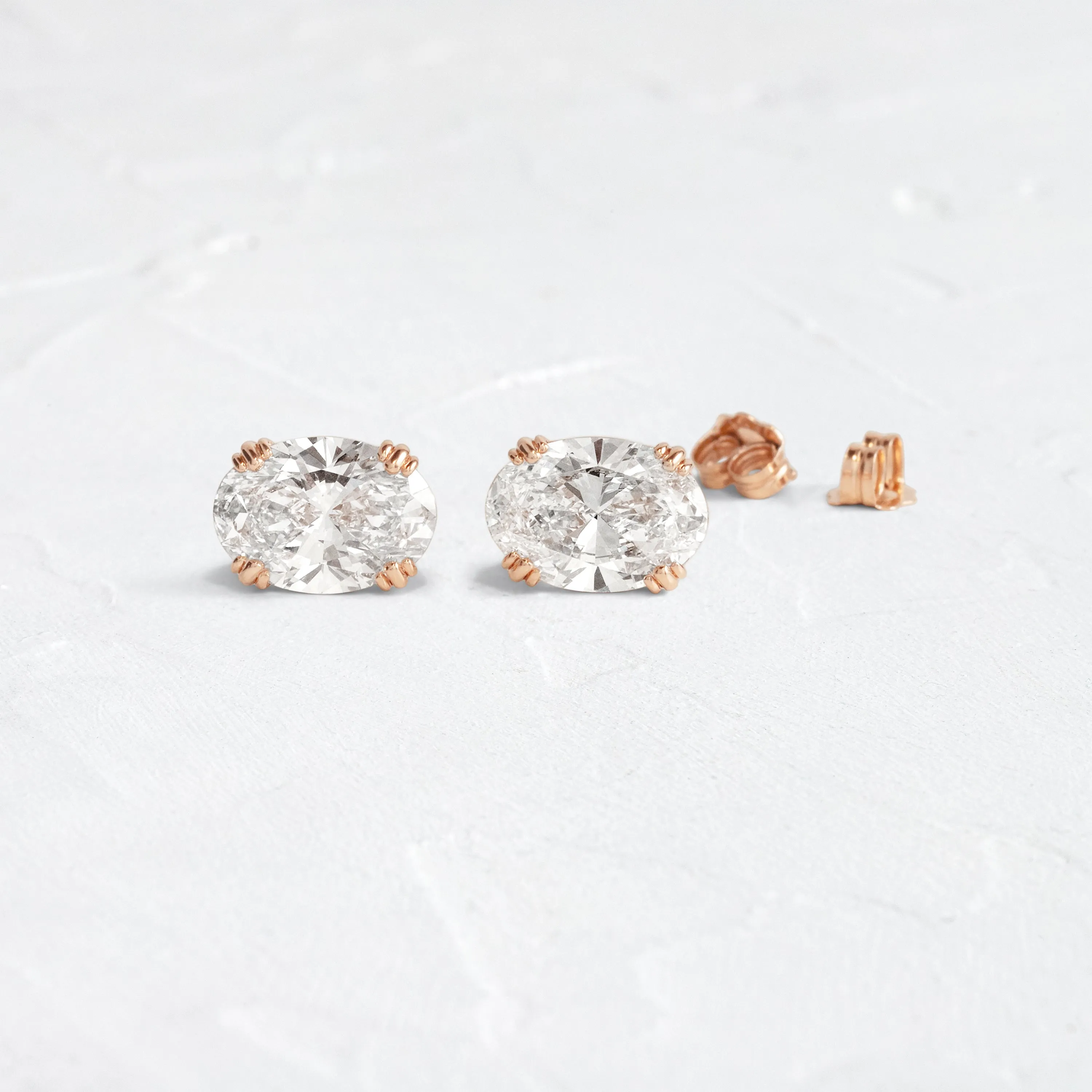 Threaded Studs, Oval Cut