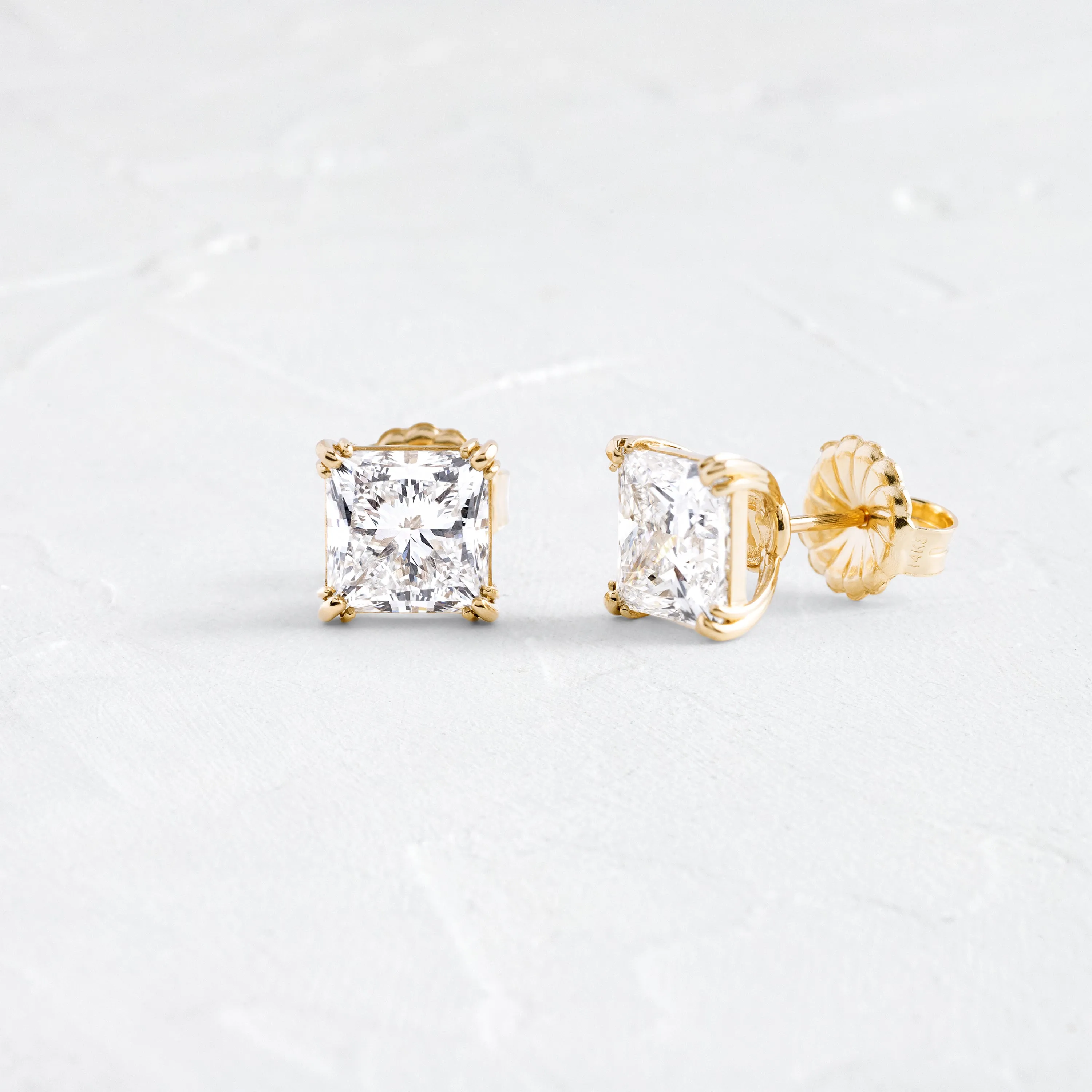 Threaded Studs, Princess Cut