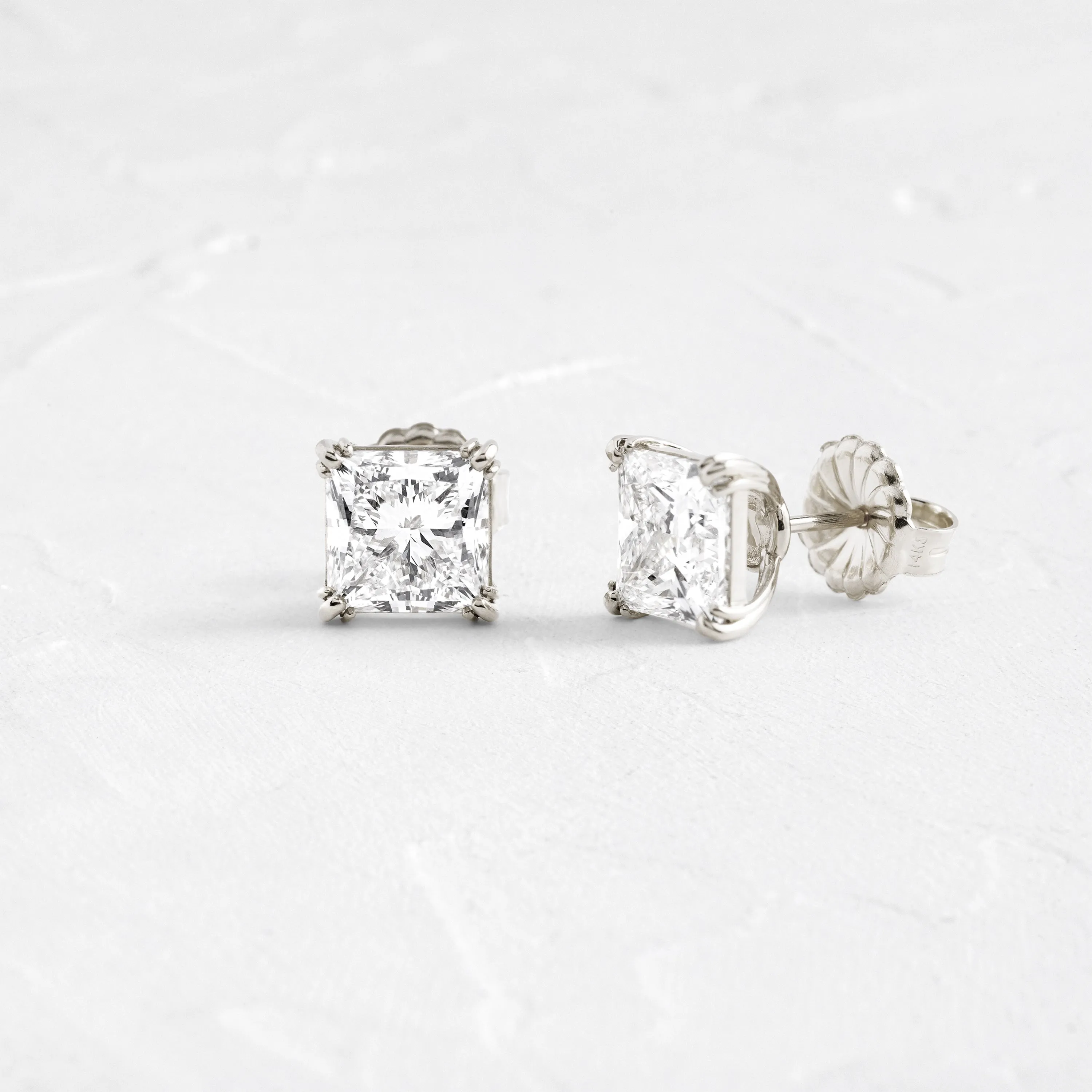 Threaded Studs, Princess Cut