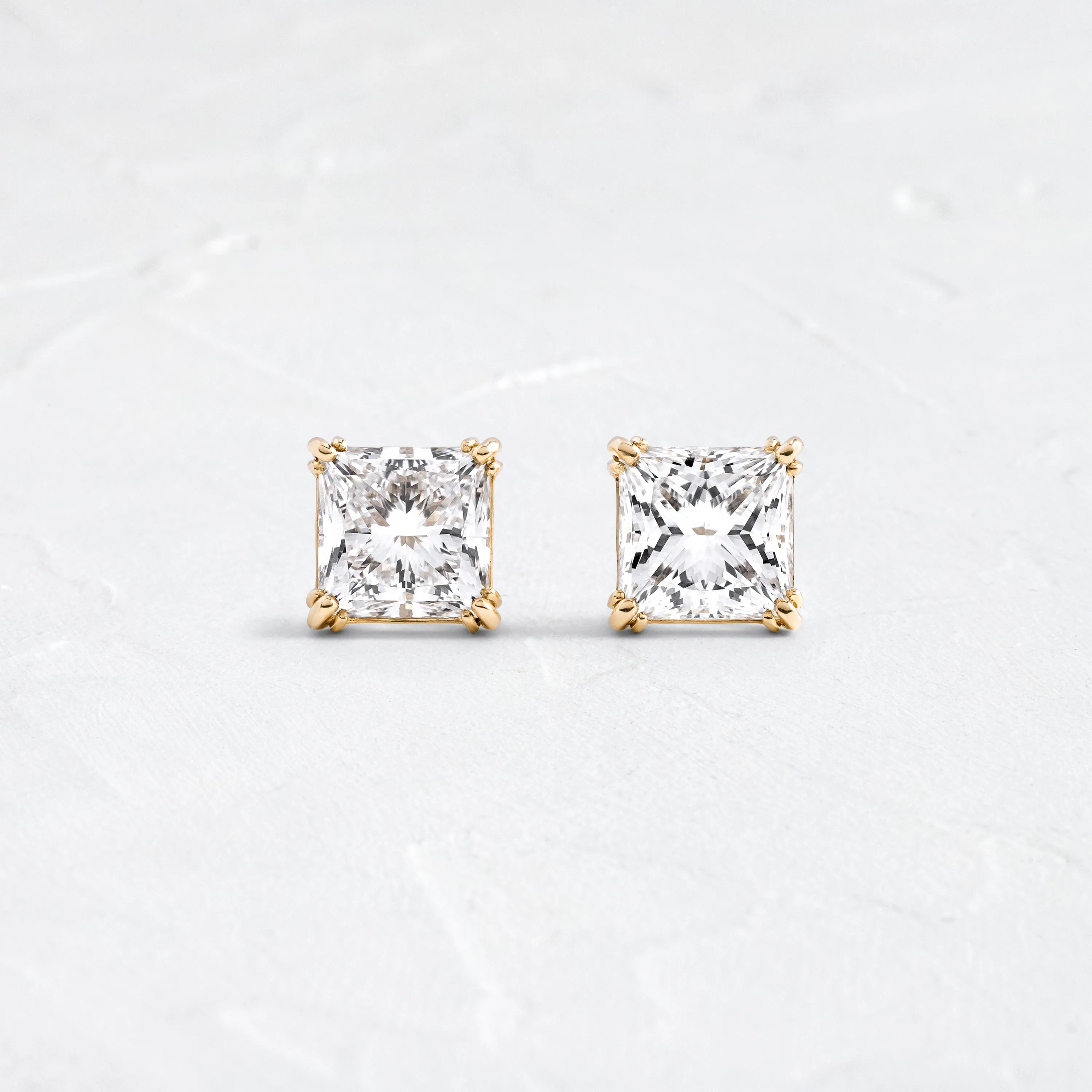 Threaded Studs, Princess Cut